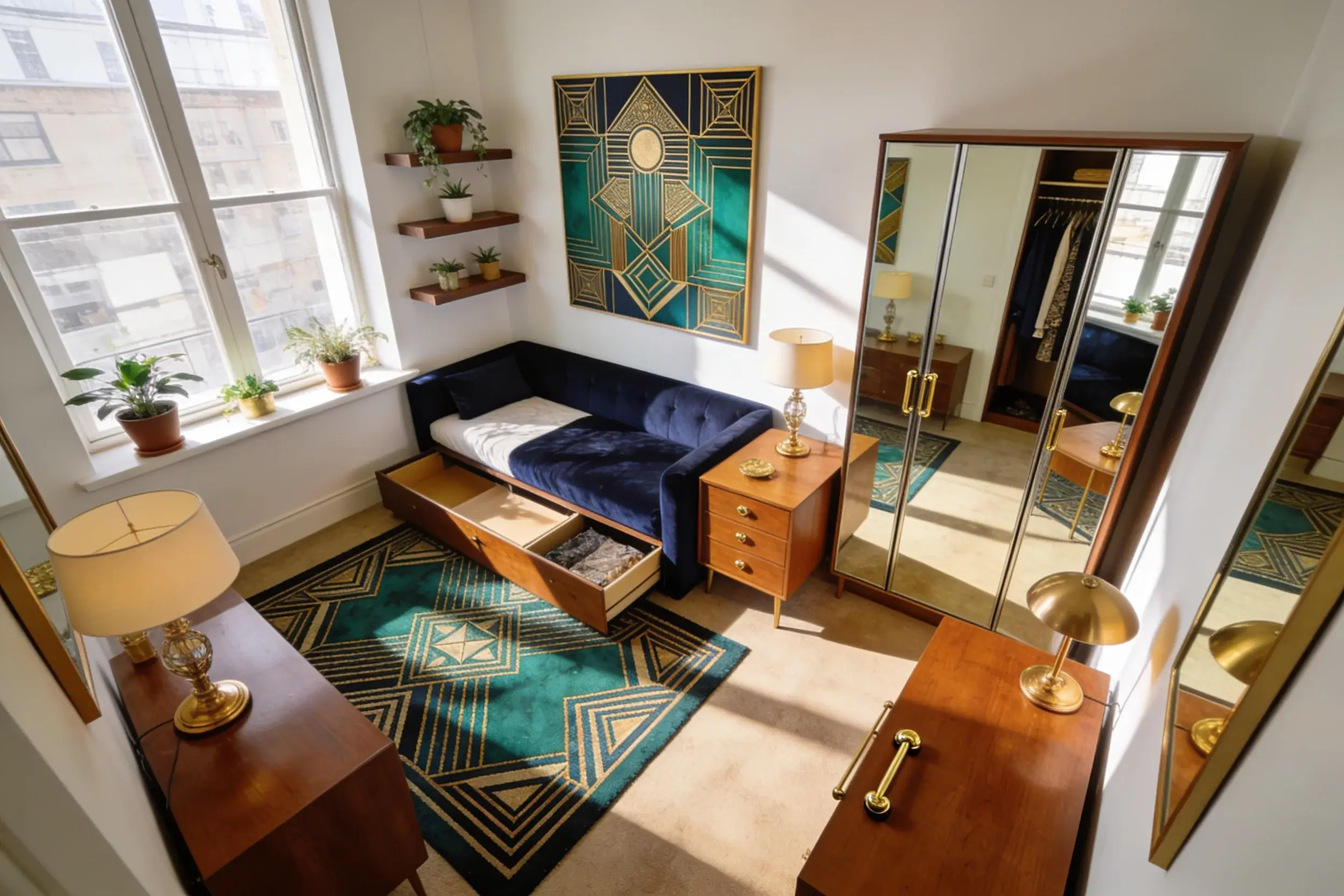 15 Vintage Studio Apartment Ideas That Maximize Space